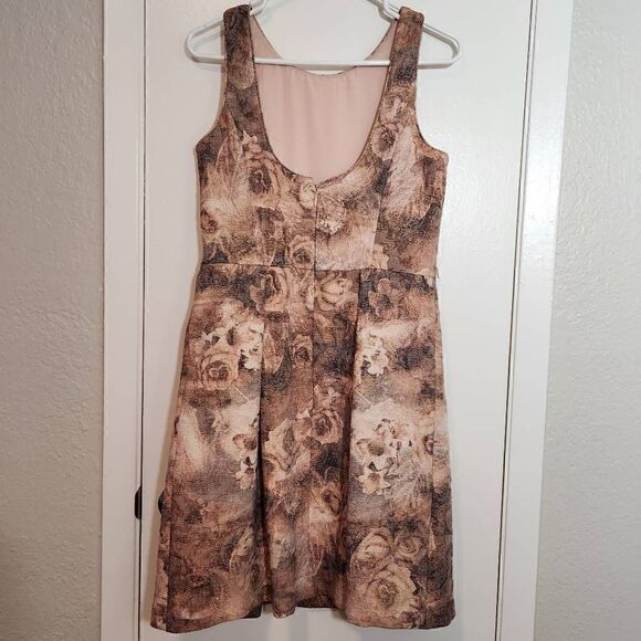 Belle Badgley Mischka u-back rose dress - Picture 4 of 9